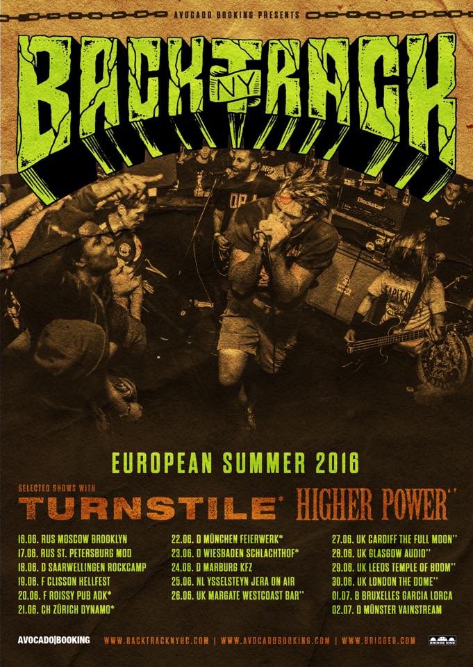 Backtrack - Europa Tour 2016
