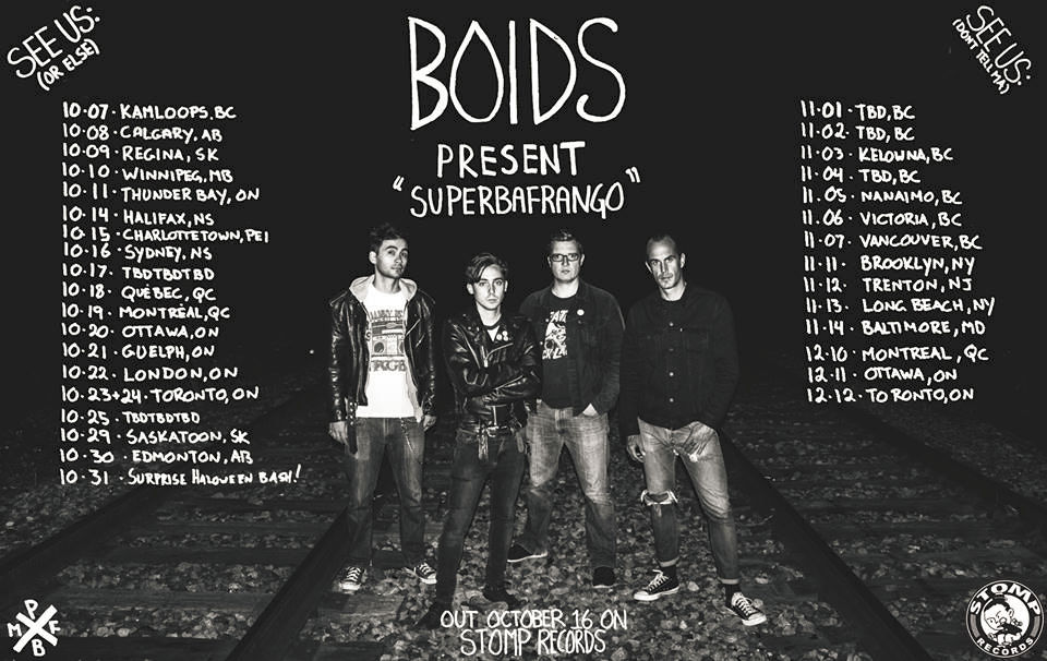 Boids - Punk Band - Tour 2015