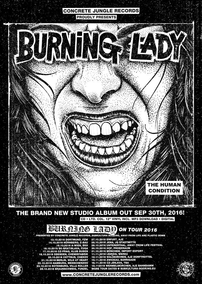 Burning Lady Tour 2016