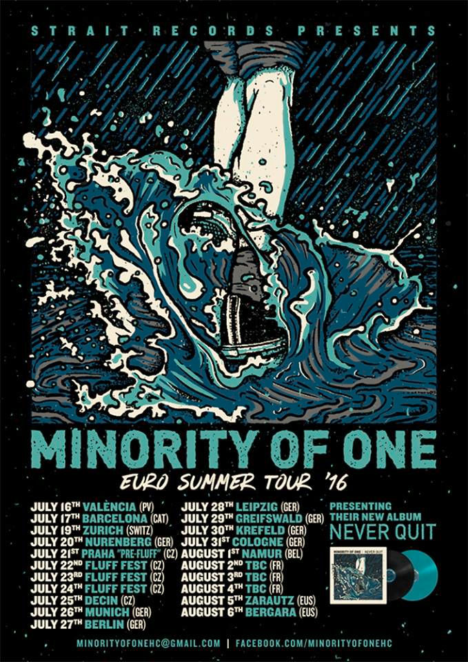 Minority Of One - Europe - Tour 2016