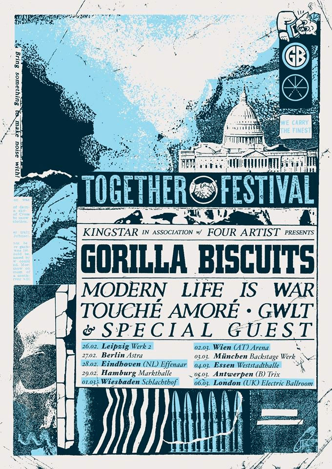 Together Tour - Gorilla Bisquits - Europa