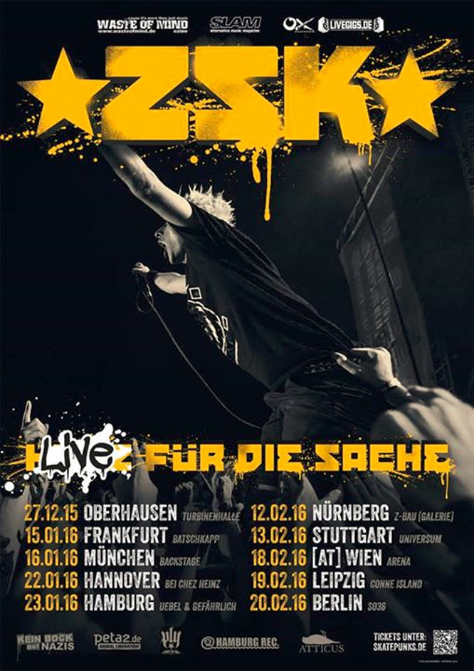 Zsk Live Fur Die Sache Tour 2016 Away From Life