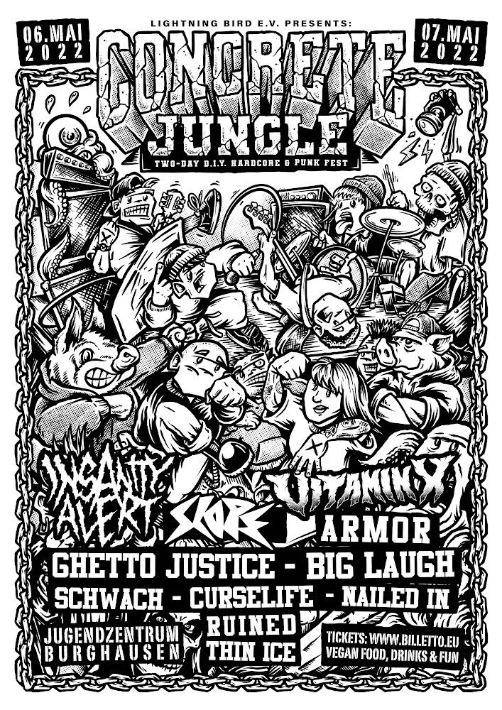 Flyer Concrete Jungle Fest 2022