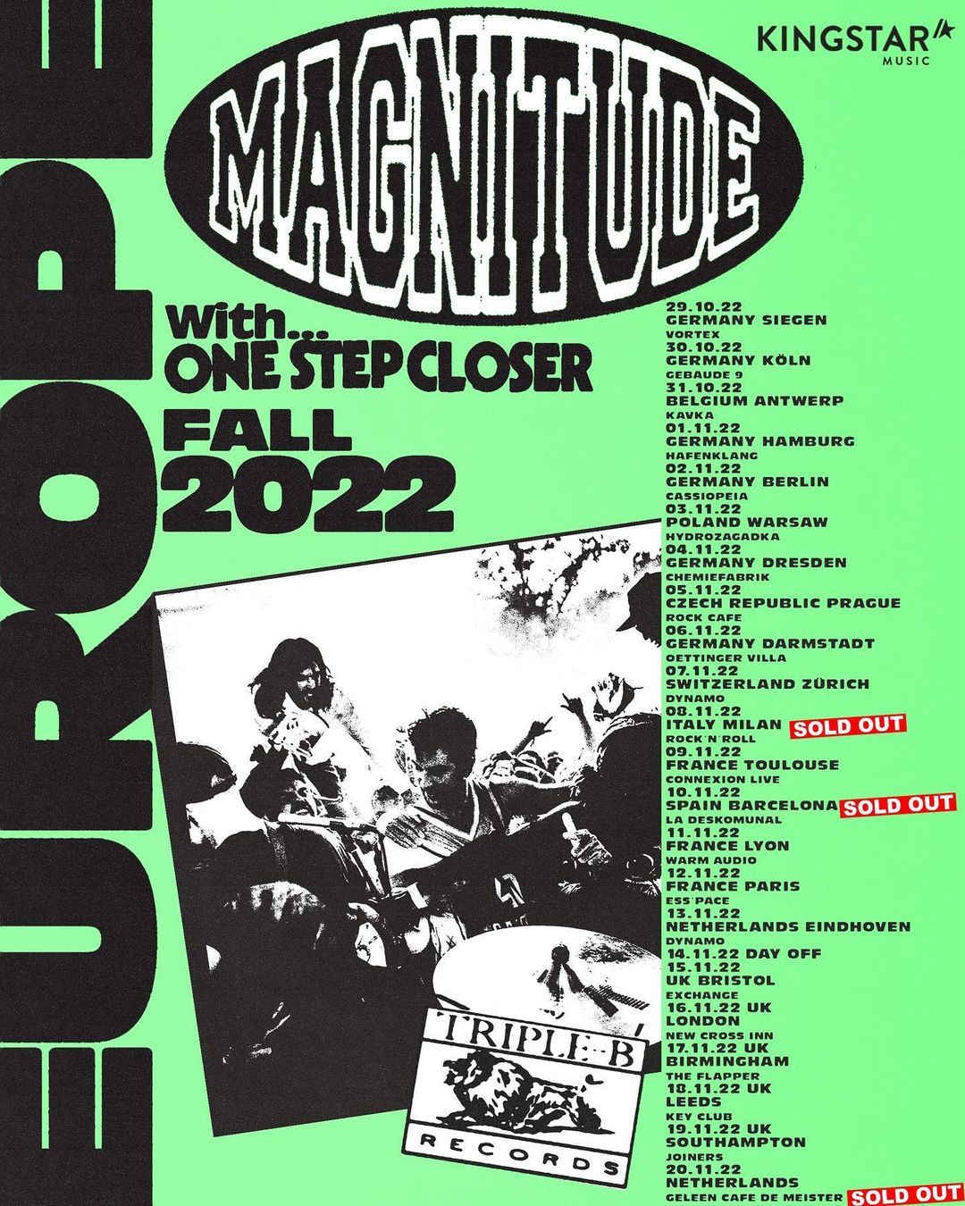 Magnitude & One Step Closer - Euro-Tour 2022