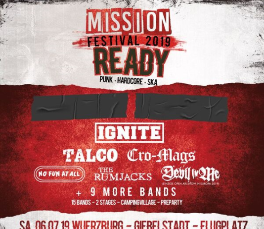 Mission Ready Festival gibt die nächsten drei Bands für 2019 bekannt