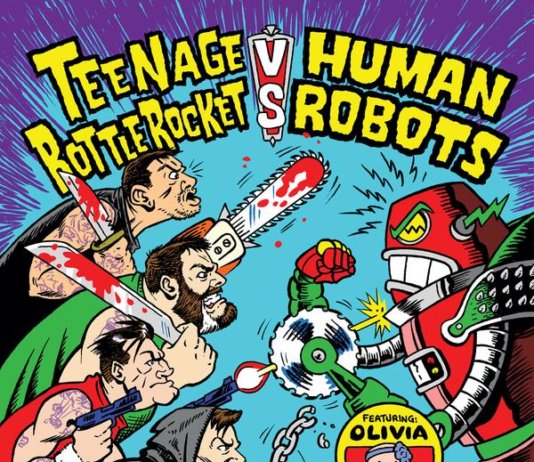Split Teenage Bottlerocket / Human Robots (Cover by Chris Shary)