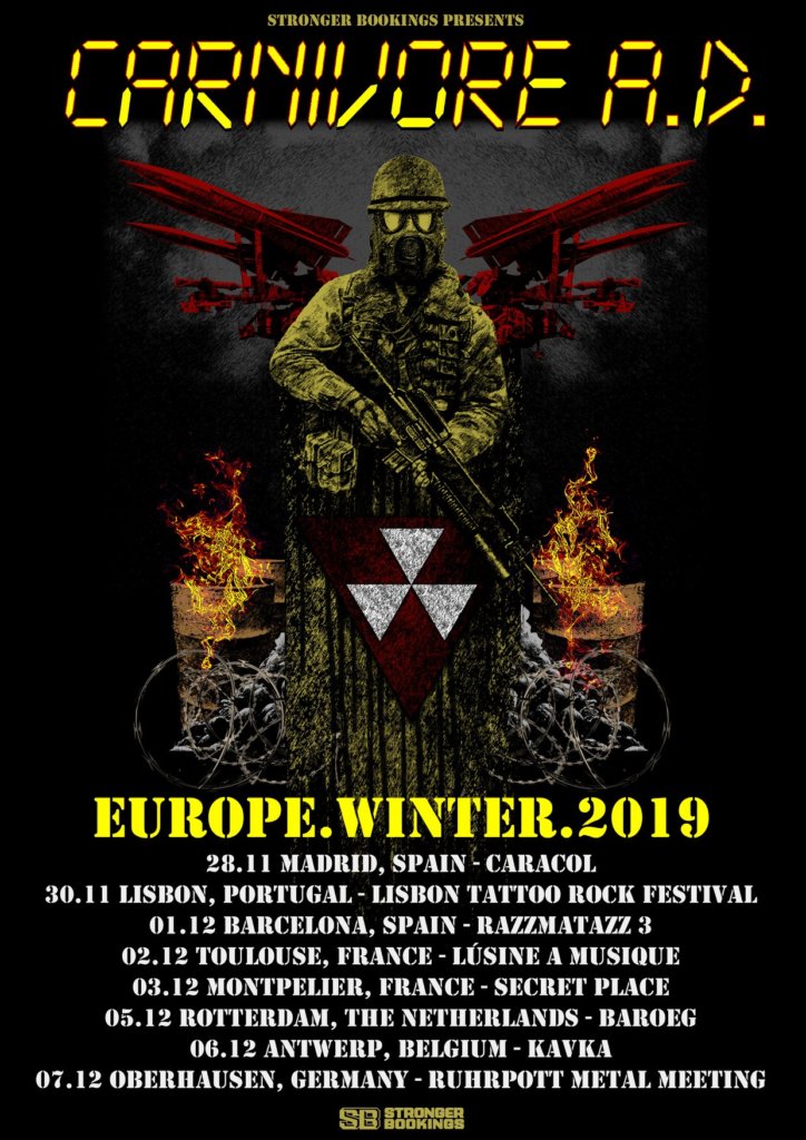 Carnivore A.D. - Europa-Tour 2019