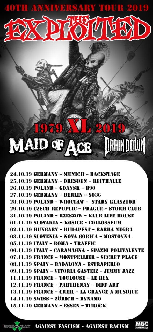 40 Jahre The Exploited - Europa-Tour 2019 (Part I)