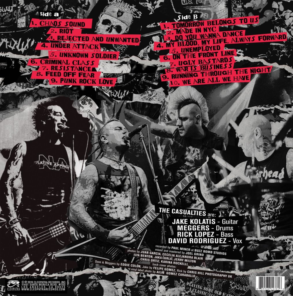 The Casualties - Until Death (Best-Of, Cover Back)