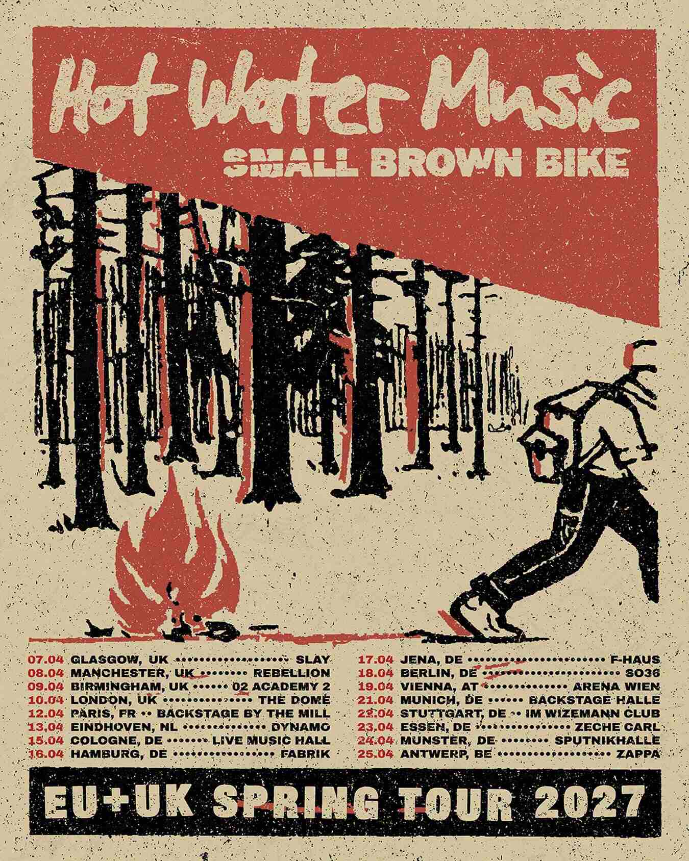 Hot Water Music - Eurotour (2027)