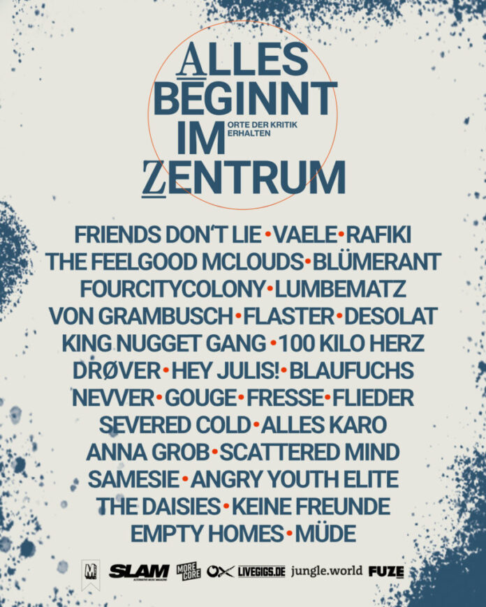 ALLES BEGINNT IM ZENTRUM - Charity-Konzertreihe