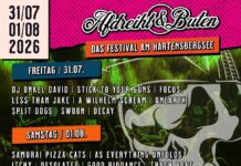 Afdreiht un Buten Festival: Tageseinteilung für 2026
