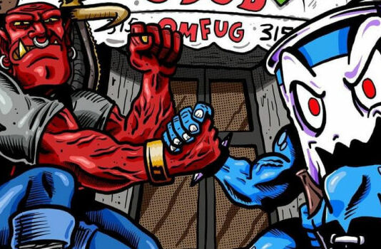 Agnostic Front & Murphys Law - New York Blood (Artwork by Mick Lambrou)