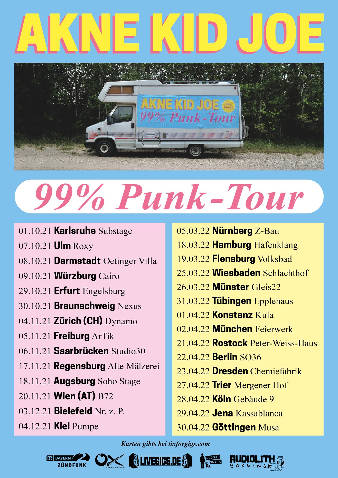 Akne Kid Joe - "99% Punk"-Tour
