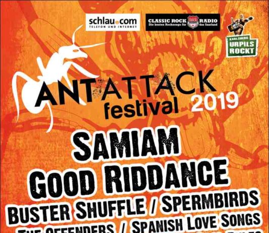 ANT ATTACK am 27. April 2019 in der Gebläsehalle Neunkirchen