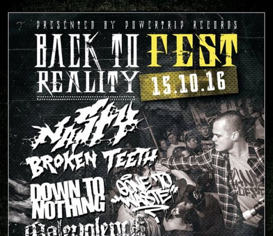 BACK TO REALITY Fest II mit Down To Nothing, Nasty uvm.