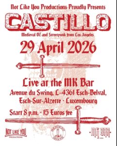 Castillo/ Feed The Fox - Live @MK-Bar (2026) Flyer by Raoul Mangen