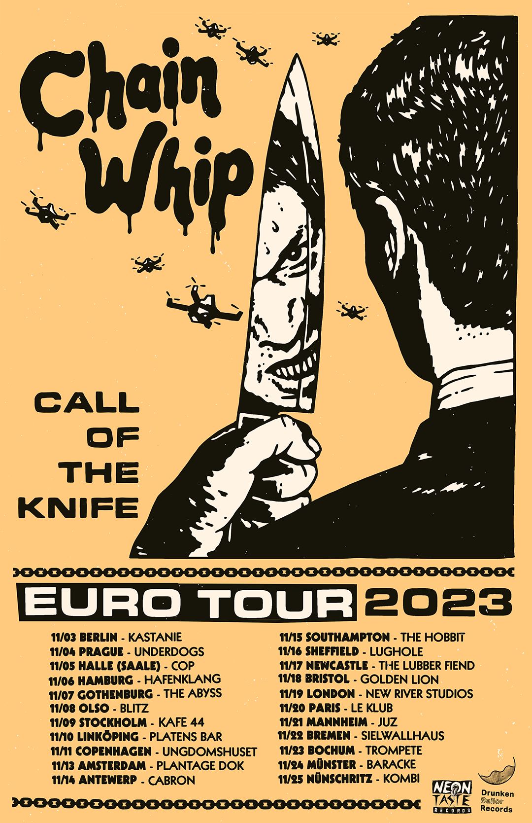 Chain Whip - Europa-Tour 2023