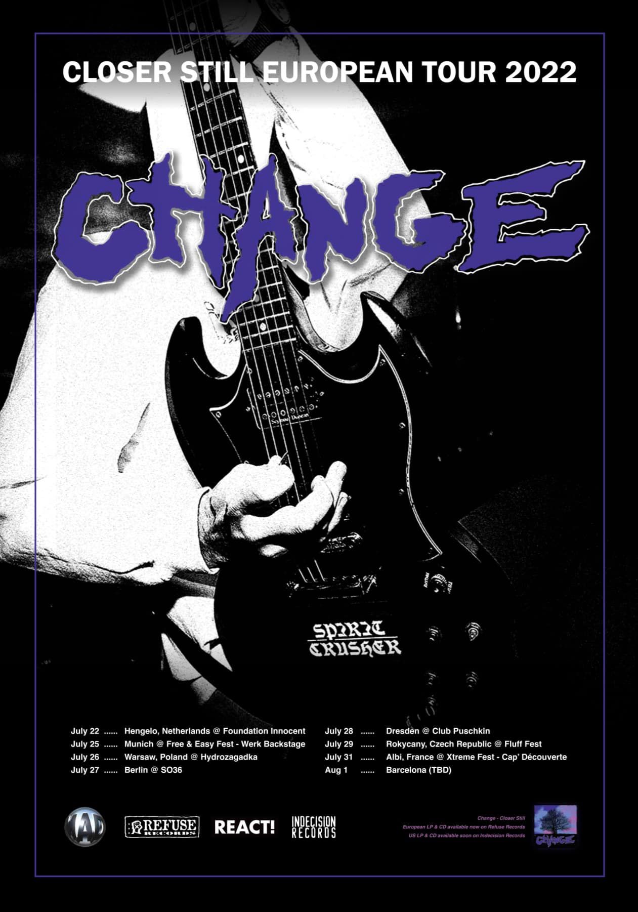 Change - Europa-Tour 2022