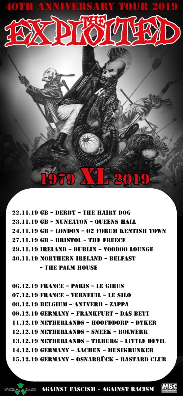40 Jahre The Exploited - Europa-Tour 2019 (Part II)