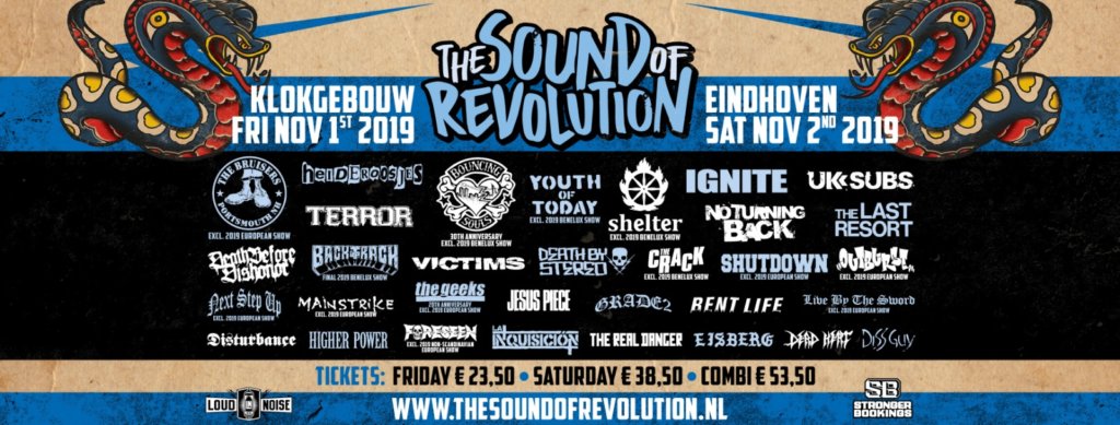Line-Up The Sound Of Revolution 2019