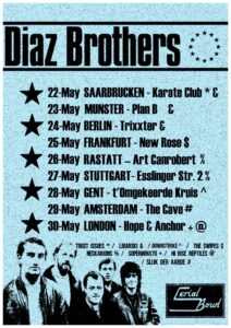Diaz Brothers - Eurotour - Flyer (2026)