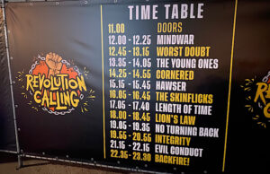 Revolution Calling Time Table