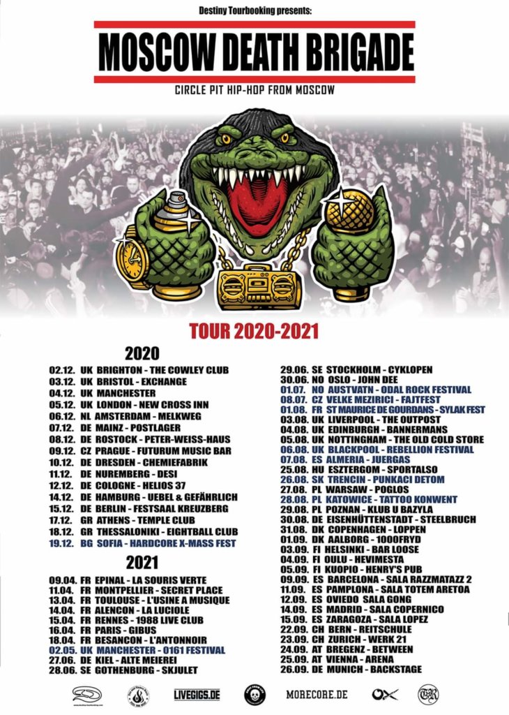 Moscow Death Brigade Tour 2020 - 2021