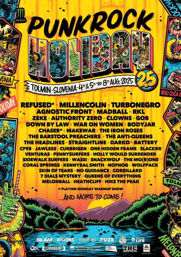 Punk Rock Holiday: Das Line-Up für 2025 - AWAY FROM LIFE