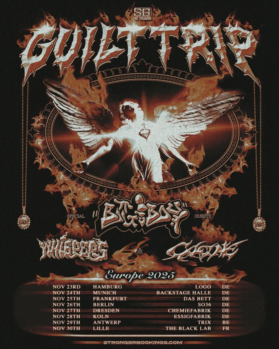 Guilt Trip, Big Boy, Whispers & Calcine - Tour 2025