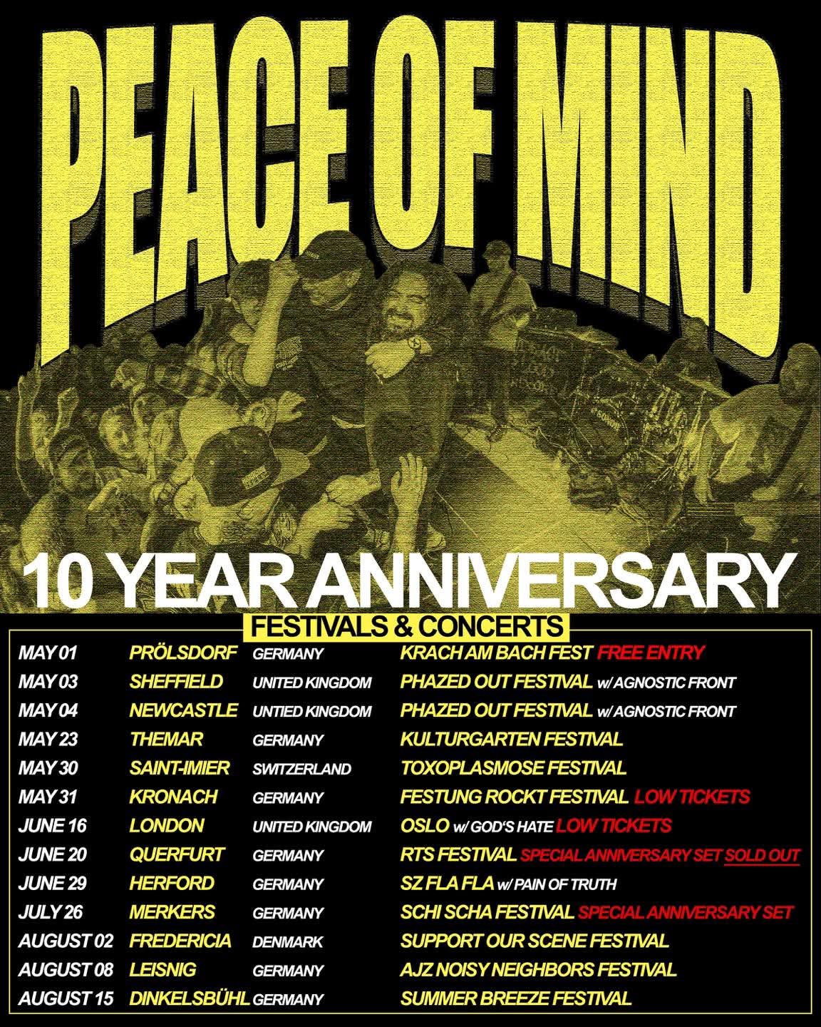 Peace Of Mind live 2025