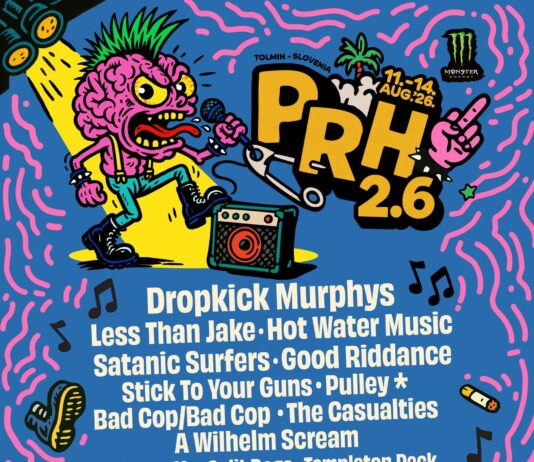 Das war Tag 1 des Punk Rock Holiday 2.6 in Tolmin, SLO – Dienstag, 11.08.26 Punk Rock Holiday 2026 Flyer