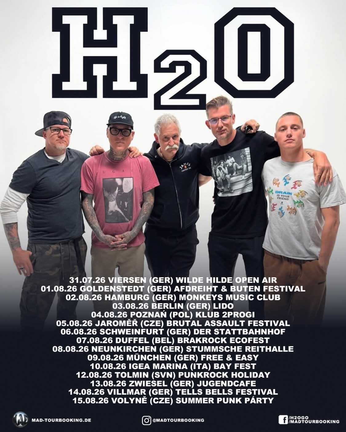 H2O - Europatour (2026)