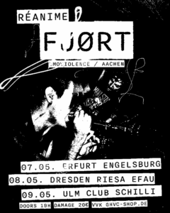 FJØRT - RÉANIME Tour 2026