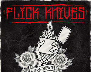 Flick Knives – Burn Down Start Again ::: Review (2026) Flick-Knives-BDASA-Cover