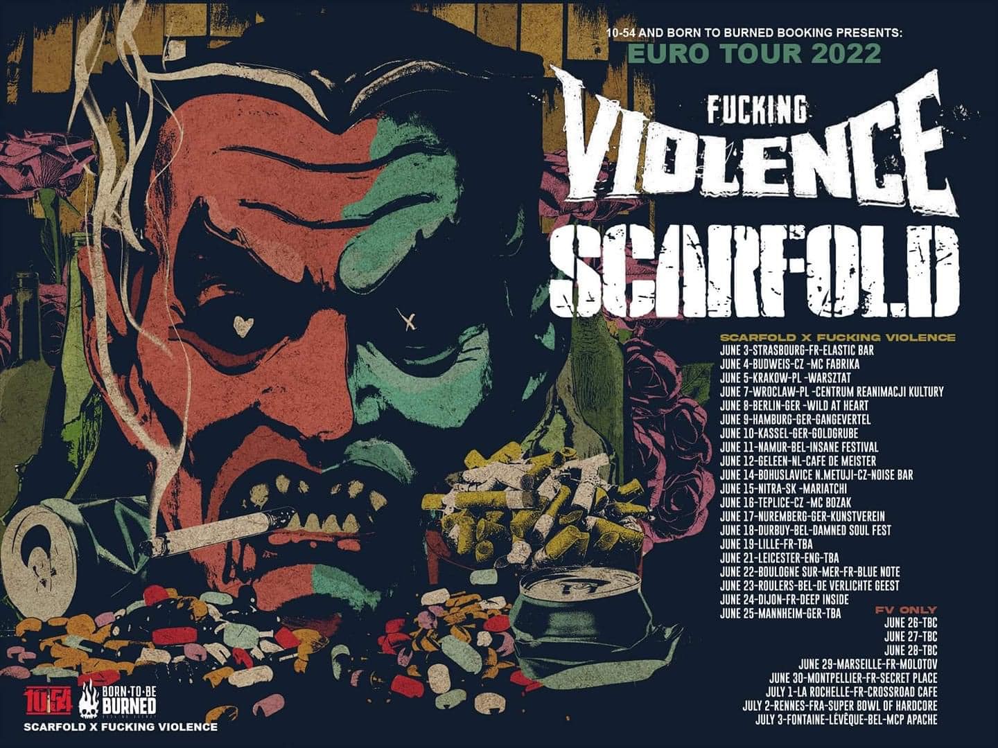Fucking Violence & Scarfold - Europa-Tour 2022