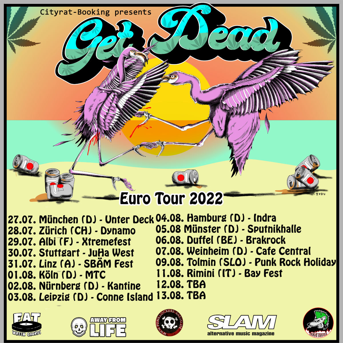 Get Dead - Europa-Tour 2022
