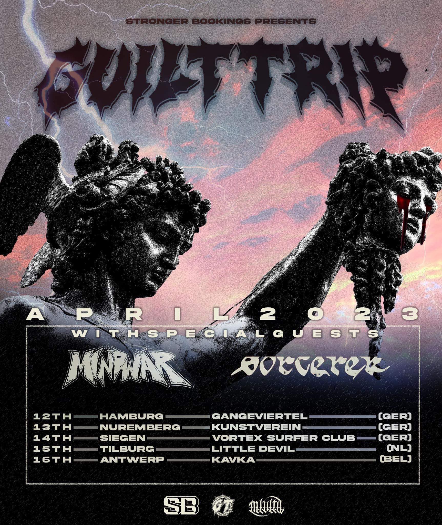 Guilt Trip, Mindwar & Sorcerer - Tour 2023