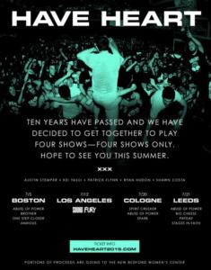 Have Heart - Tour 2019
