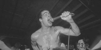 Henry Rollins with Black Flag (1983, Pic by UCLA Library Special Collections.)