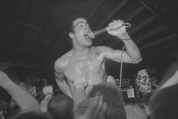 Henry Rollins with Black Flag (1983, Pic by UCLA Library Special Collections.)