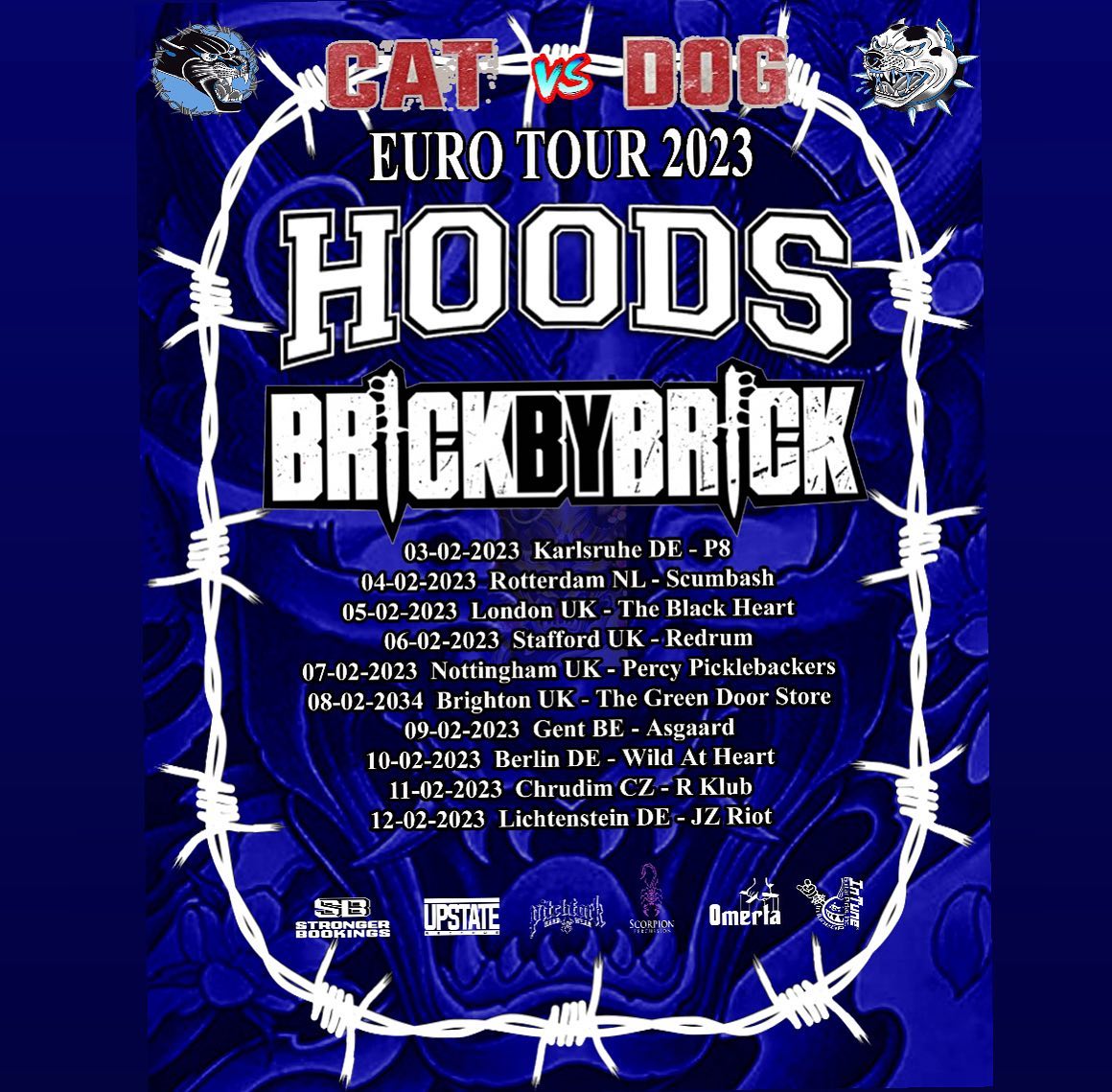 Hoods & Brick By Brick - Euro-Tour 2023