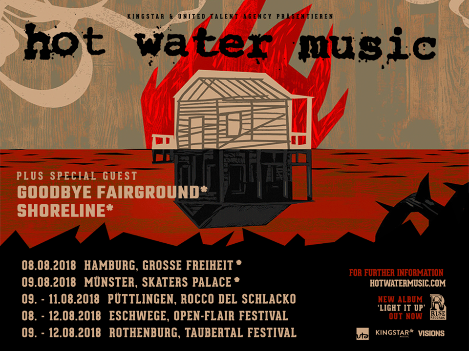 Hot Water Music - Europa-Tour 2018