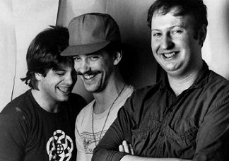 Von links nach rechtrs: Grant Hart, Greg Norton und Bob Mould (Hüsker Dü Promobild 1986)
