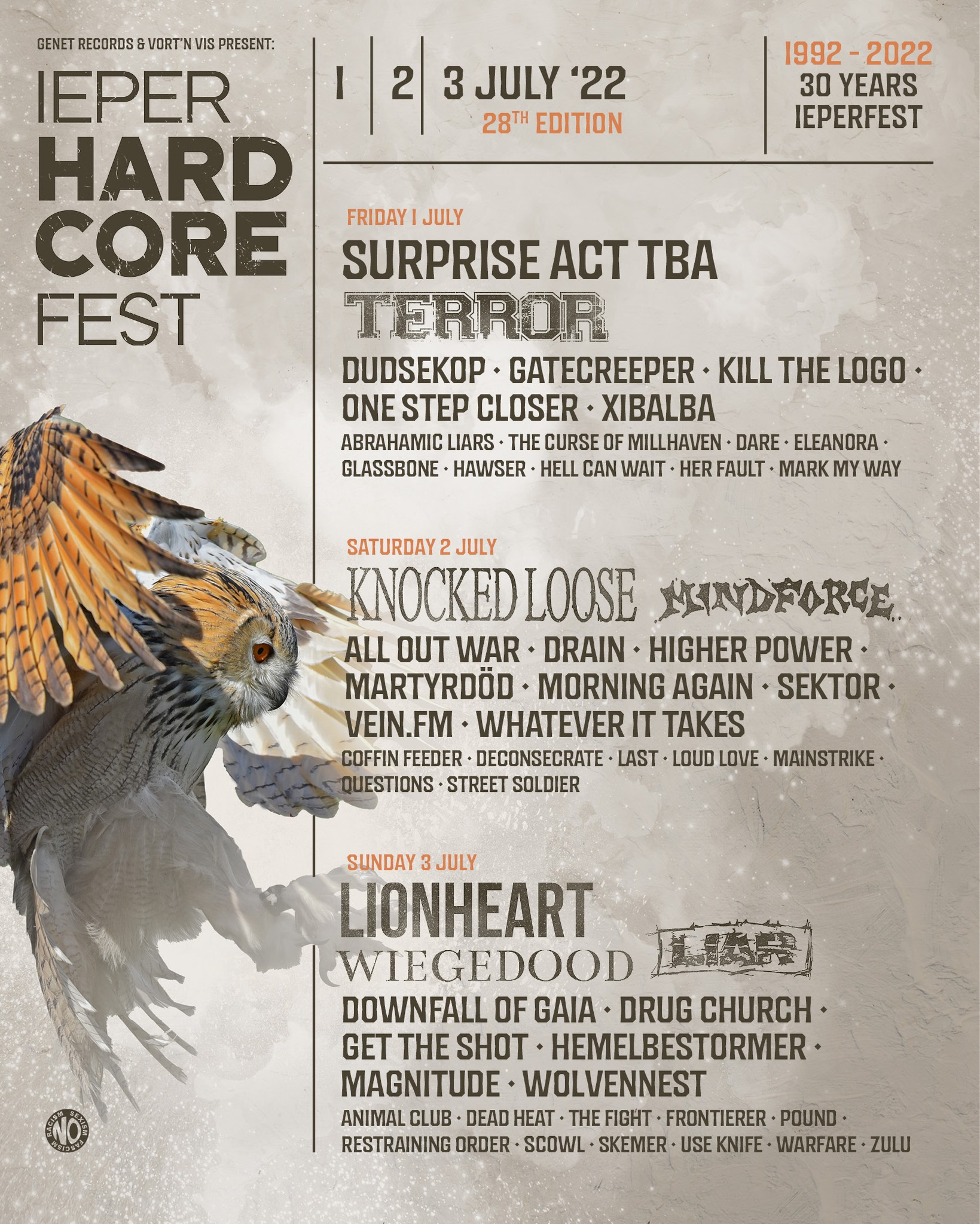 Ieper Hardcore Fest 2022 - Line-Up
