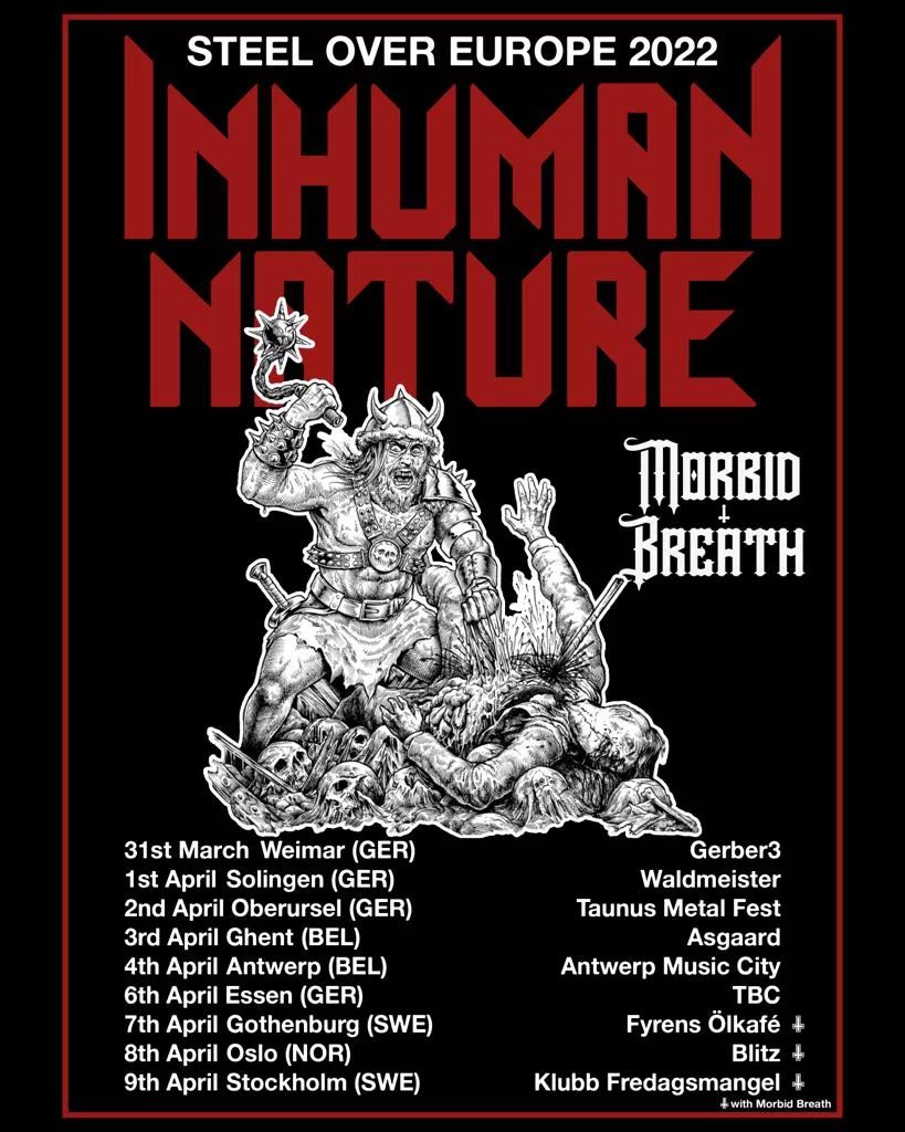 Inhuman Nature - Steel Over Europe Tour 2022