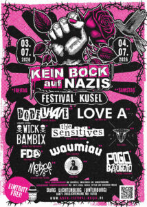 Kein-Bock-Auf-Nazis-Festival - Flyer (2026)