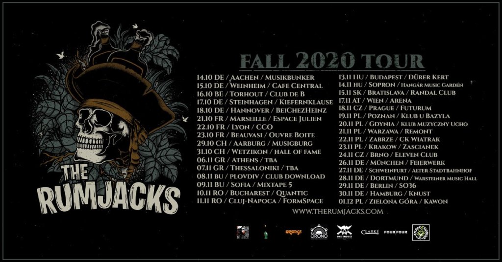 The Rumjacks - Europa-Tour 2020