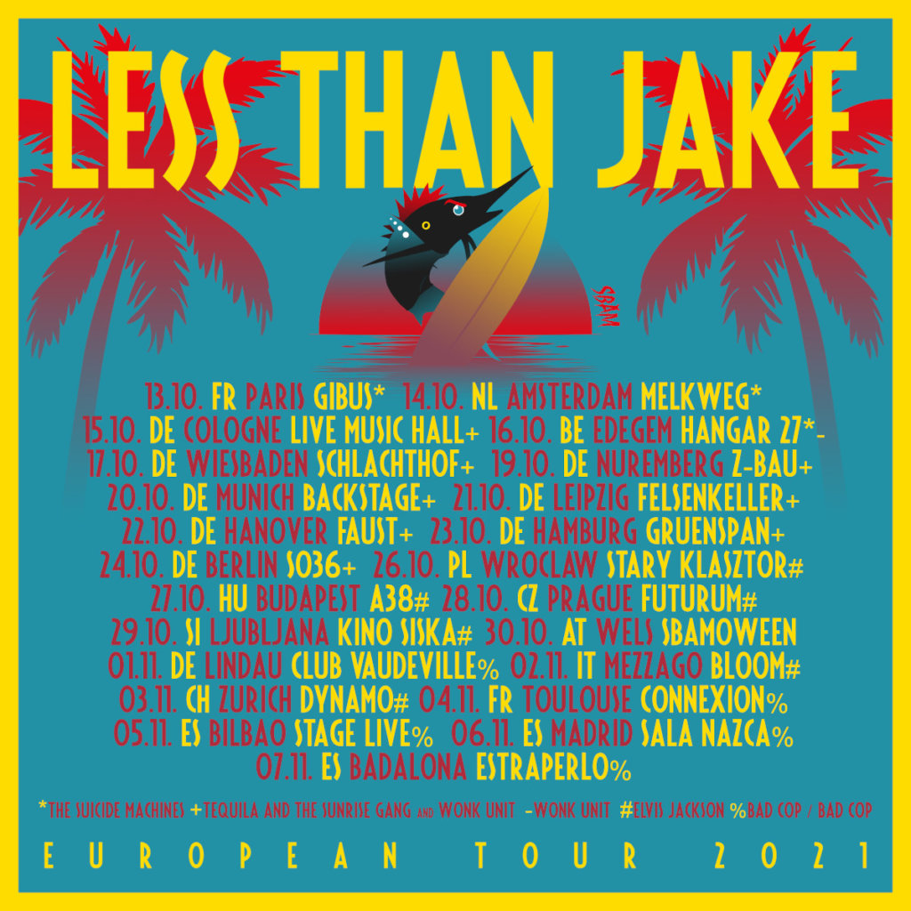 Less Than Jake - Europa-Tour 2021