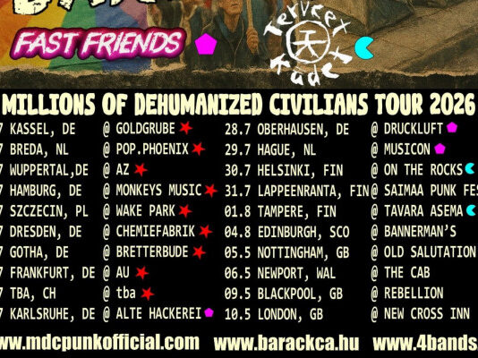 MDC gehen auf Europatournee MDC - Millions Of Dehumanized Civilians Tour 2026